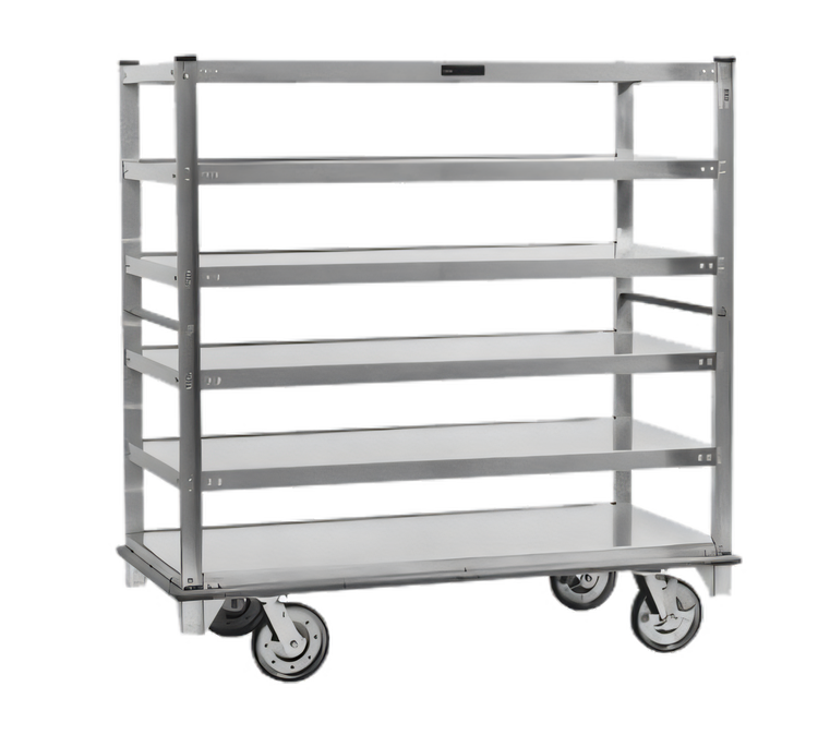 Product image #1 for Cres Cor Queen Mary Aluminum Banquet Cart with 6 Shelves