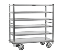 Cres Cor Queen Mary Aluminum Banquet Cart with 6 Shelves