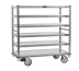 Thumbnail image #1 for Cres Cor Queen Mary Aluminum Banquet Cart with 6 Shelves