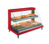 Thumbnail image #1 for Hatco Glo-Ray Designer Curved Glass Countertop Hot Food Display Case, Dual Shelf, 3-Pan, 45.5-Inch