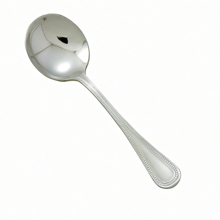 Product image #1 for Deluxe Pearl 5-7/8-Inch Extra Heavy Weight Bouillon Spoon, 18/8 Stainless Steel, Mirror Finish