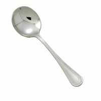 Deluxe Pearl 5-7/8-Inch Extra Heavy Weight Bouillon Spoon, 18/8 Stainless Steel, Mirror Finish
