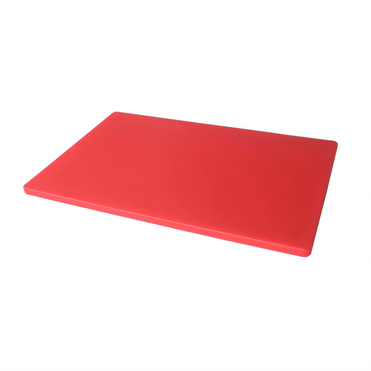Product image #1 for Omcan USA Rigid Polyethylene Color-Coded Cutting Board, 18 x 24 x 1/2 Inch, Red