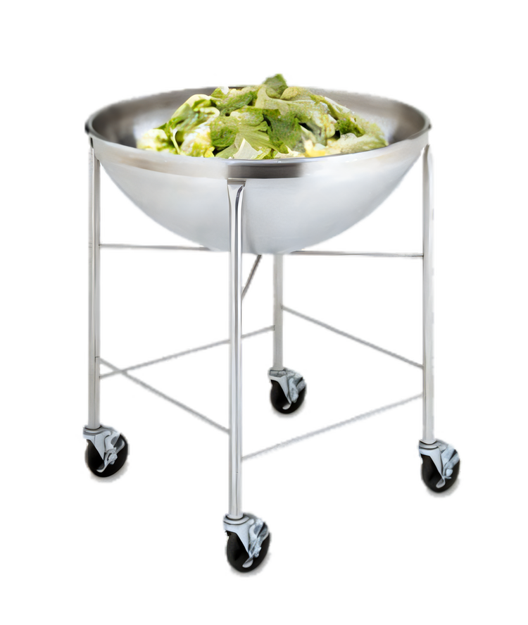 Product image #1 for Vollrath Mobile Stainless Steel Bowl Stand/Dolly for 80 Qt Mixing Bowl