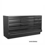 Thumbnail image #1 for Structural Concepts Fusion® GHSSV456RLB 51-Inch Open Refrigerated Self-Service Countertop Display Case, Black, Remote DX, 3 Shelves, LED Lighting