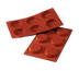 Thumbnail image #1 for Silikomart Siloconflex 6-Cavity Silicone Flan Mold