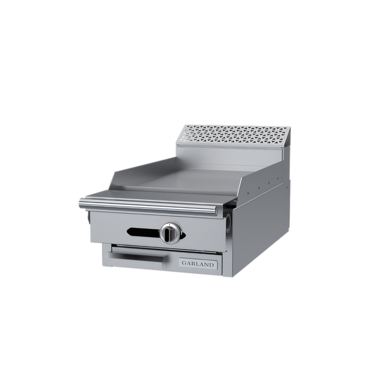 Product image #1 for Garland Cuisine Series Heavy Duty 18-Inch Gas Modular Add-A-Unit Griddle with Thermostatic Controls and 7-Inch Backguard