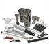Thumbnail image #1 for Krowne Deluxe Gun Metal Black 18-Piece Bartender Cocktail Kit