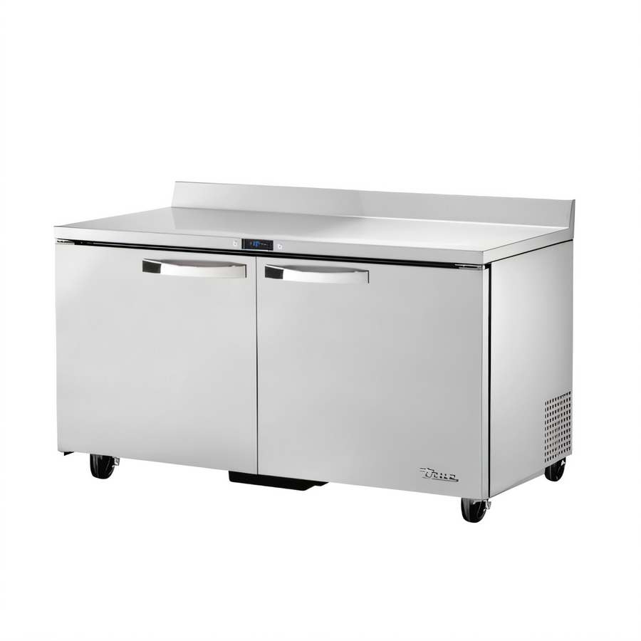 Product image #1 for True SPEC SERIES 60-Inch Two-Section Worktop Freezer with Solid Doors, -10°F, Rear-Mounted Self-Contained Refrigeration