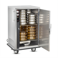 FWE P-Series P-48 Mobile Heated Banquet Cart, 1 Compartment, 40-48 11-Inch Covered Plate Capacity