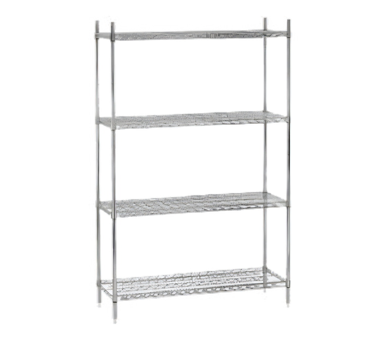 Product image #1 for Advance Tabco Special Value Series Heavy Duty Chrome Plated Commercial Wire Shelf, 24"W x 14"D