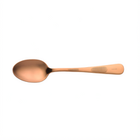 Mercer Culinary 7-7/8-Inch Rose Gold Solid Plating Spoon with Deep Well Bowl