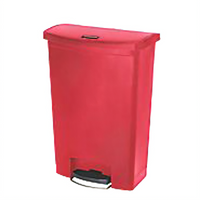Slim Jim 24-Gallon Red Resin Front Step Utility Container
