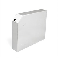 John Boos Underbar Soda Gun Chase Filler with Removable Top Cover, 4 Inch x 21 Inch x 17 Inch, 18/300 Stainless Steel