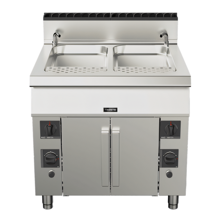 Product image #1 for Trento Natural Gas Double-Tank Pasta Cooker, 2 x 11.89-Gallon Tanks