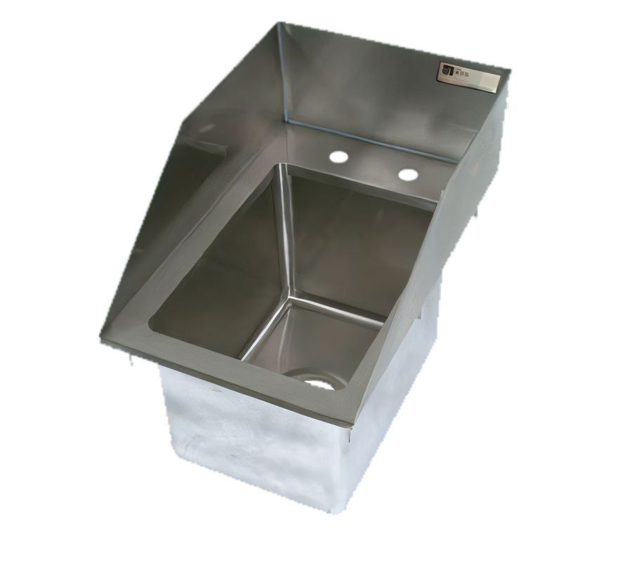 Product image #1 for John Boos Pro-Bowl 1-Compartment Drop-In Stainless Steel Hand Sink with Side Splashes, 10" x 14" x 10" Bowl