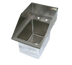 Thumbnail image #1 for John Boos Pro-Bowl 1-Compartment Drop-In Stainless Steel Hand Sink with Side Splashes, 10
