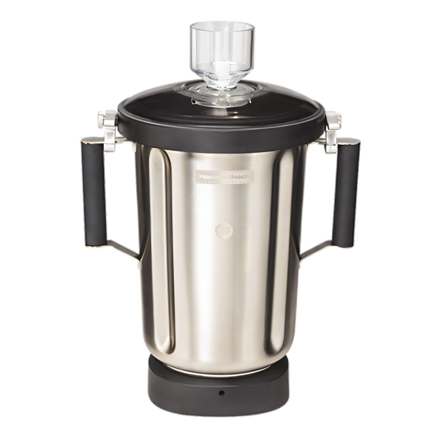 Product image #1 for Hamilton Beach Commercial 4 Liter Stainless Steel Blender Container Accessory with Double Handles