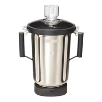 Hamilton Beach Commercial 4 Liter Stainless Steel Blender Container Accessory with Double Handles