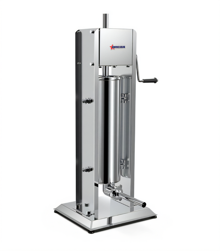 Product image #1 for Omcan USA Manual Vertical Sausage Stuffer, 15 lb. Capacity, Stainless Steel