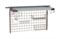 Metro SmartWall Life Wall-Mounted Prep Shelving Starter Kit with 1 Shelf