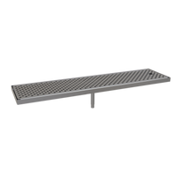 Glastender Surface Mount Stainless Steel Drain Pan, 32 x 8 Inch