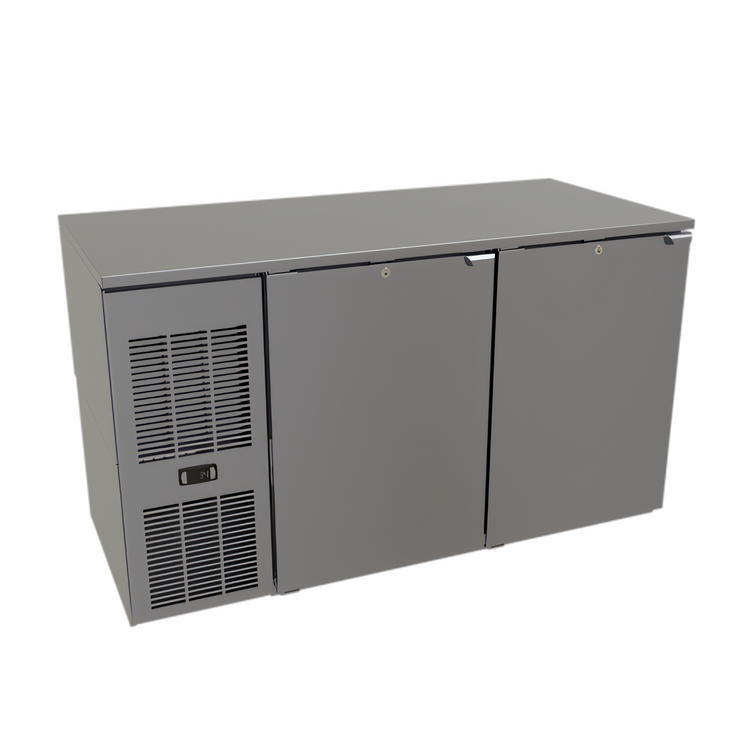 Product image #1 for Glastender C1FL52-UC 52-Inch Two-Section One-Zone Front-Serviced Undercounter Cooler with Stainless Steel Top