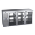 Thumbnail image #1 for Krowne Royal Series 72-Inch Pass-Thru Refrigerated Back Bar Cabinet with 6 Hinged Doors, Left-Mounted Self-Contained Refrigeration