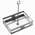 Thumbnail image #1 for American Metalcraft Stainless Steel Rectangular Condiment Rack, 8 x 5-3/4 x 9-1/2 Inches