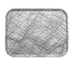 Thumbnail image #2 for Cambro Camtray Rectangular Fiberglass Cafeteria Tray, 8 x 9-7/8 Inch, Swirl Gray