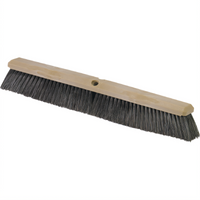 Flo-Pac 18-Inch Push Broom Head with Black Polypropylene Bristles
