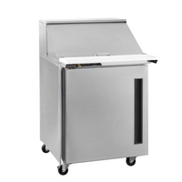 Centerline by Traulsen 27-Inch One-Section 12-Pan Mega Top Prep Table Refrigerator with Solid Left-Hinged Door