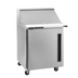 Thumbnail image #1 for Centerline by Traulsen 27-Inch One-Section 12-Pan Mega Top Prep Table Refrigerator with Solid Left-Hinged Door