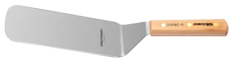 Product image #2 for Traditional 8 x 3 Inch Offset Grill Turner with Beech Wood Handle