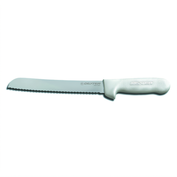 Product image #1 for Dexter Russell Sani-Safe 8-Inch Scalloped Bread Knife with White Polypropylene Handle