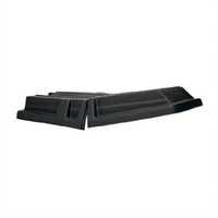 Domed Hinged Tilt Truck Lid for 1 Cu. Yd. Trucks, Black