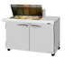 Thumbnail image #1 for Turbo Air PRO Series 48-1/4 Inch 2-Section Mega-Top Sandwich/Salad Prep Table with Work Station, 12-Pan, Self-Contained Rear-Mount Refrigeration
