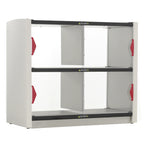Thumbnail image #1 for Metro Metro2Go PU4CD-HS1842 4-Compartment Pass-Thru Order Hot Station with Sliding Polycarbonate Doors and Independent Shelf Controls