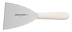 Thumbnail image #2 for Dexter Russell Sani-Safe 4-Inch Stiff Stainless Steel Griddle Scraper with White Polypropylene Handle