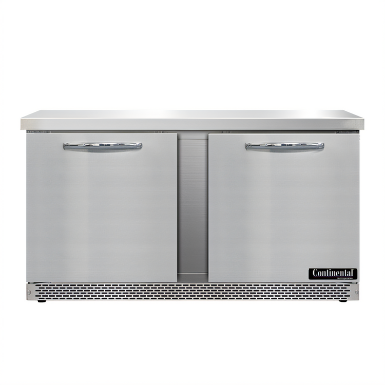 Product image #1 for Continental Refrigerator SWF60N-FB 60 Inch Two-Section Worktop Freezer