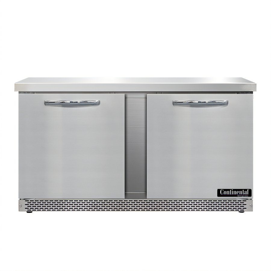 Product image #1 for Continental Refrigerator SWF60N-FB 60 Inch Two-Section Worktop Freezer