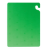 Thumbnail image #1 for Cut-N-Carry Green Co-Polymer Cutting Board with Food Safety Hook, 12 x 18 x 1/2 Inch