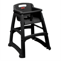 Rubbermaid Commercial Products FG781408BLA Sturdy Chair Restaurant High Chairs