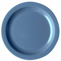 Cambro Camwear 10-Inch Narrow Rim Polycarbonate Plate, Slate Blue