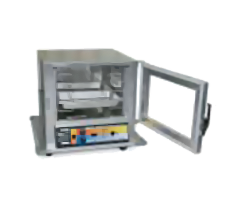 Product image #1 for Panco Extended Undercounter Heated Holding Cabinet with Polycarbonate Window Door, Non-Insulated, Wire Slides