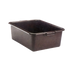 Thumbnail image #1 for Vollrath Traex Standard 1-Compartment Bus Box, 21-3/4 x 15-3/4 x 7 Inches, Chocolate