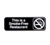Thumbnail image #1 for Vollrath 4524 Health Signage & Messaging