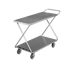 Thumbnail image #2 for Channel Galvanized Stocking / Marking Truck with Handle and Solid Bottom Deck