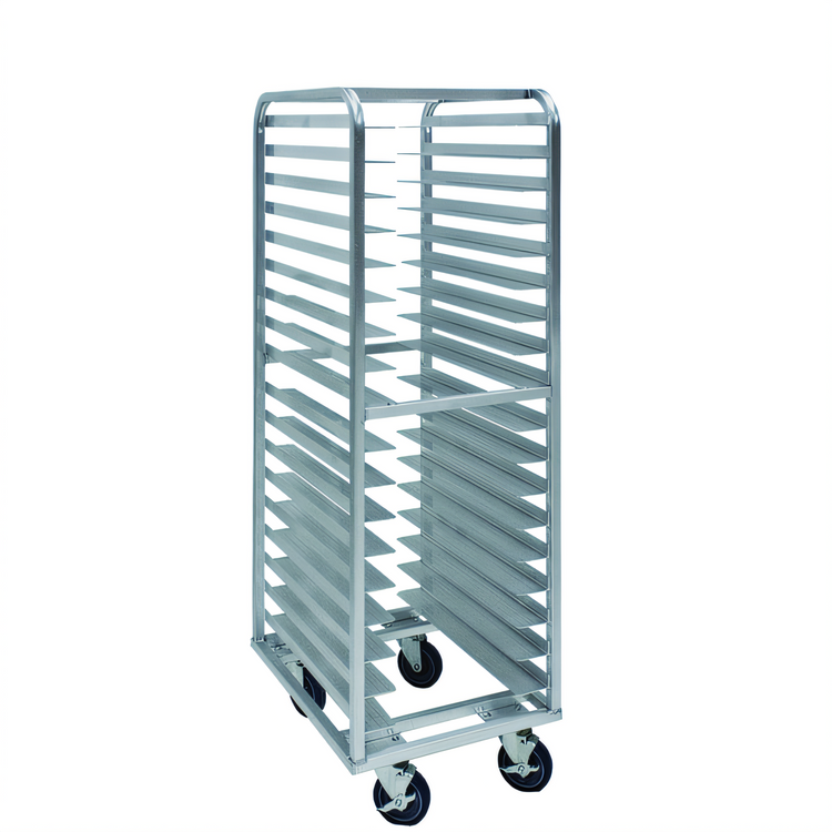 Product image #1 for Cres Cor Angle Ledge Roll-In Refrigerator Rack, 18-Tray/18-Pan Capacity, Aluminum