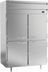 Thumbnail image #1 for Beverage-Air P-Series Two-Section Reach-In Refrigerator with 4 Lockable Half Solid Doors, 6 Shelves, Top-Mounted Self-Contained Refrigeration, 44.57 Cu. Ft.